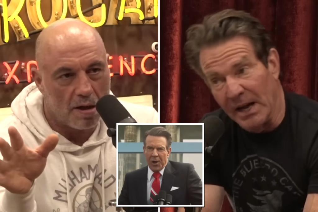 Dennis Quaid tells Joe Rogan there were 'attempts to cancel' him, as podcast host slams Hollywood for 'blackballing' conservatives.